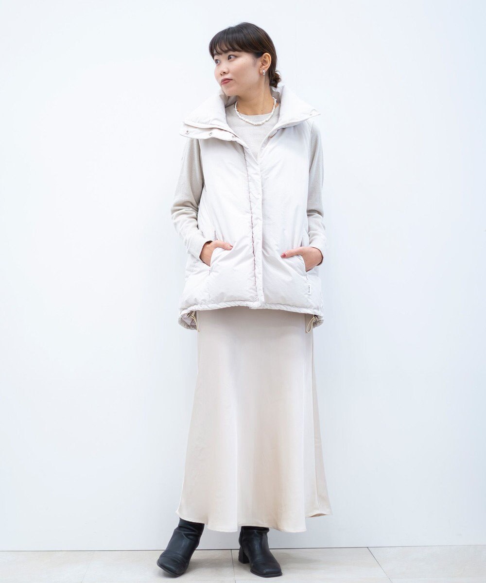 KWD 【日本製/高品質ダウン】STAND COLLAR DOWN VEST ダウンベスト 