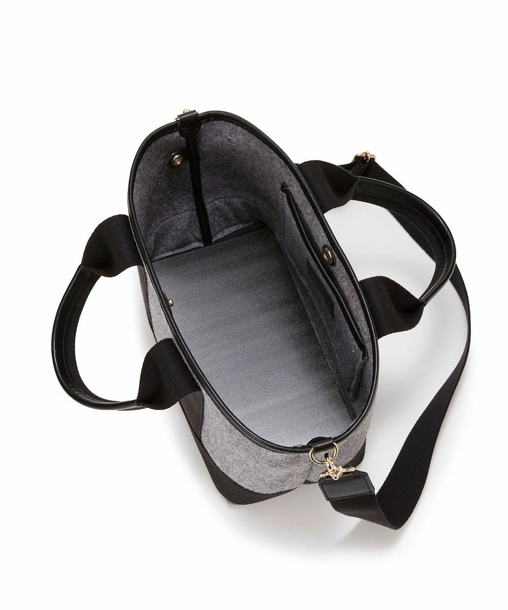 TOPKAPI 【Breath TOPKAPI】イタリアンフェルト ショルダー付 ミニ トートバッグ S 