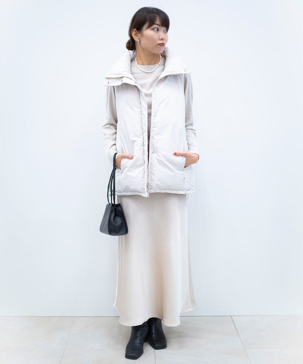 KWD 【日本製/高品質ダウン】STAND COLLAR DOWN VEST ダウンベスト 