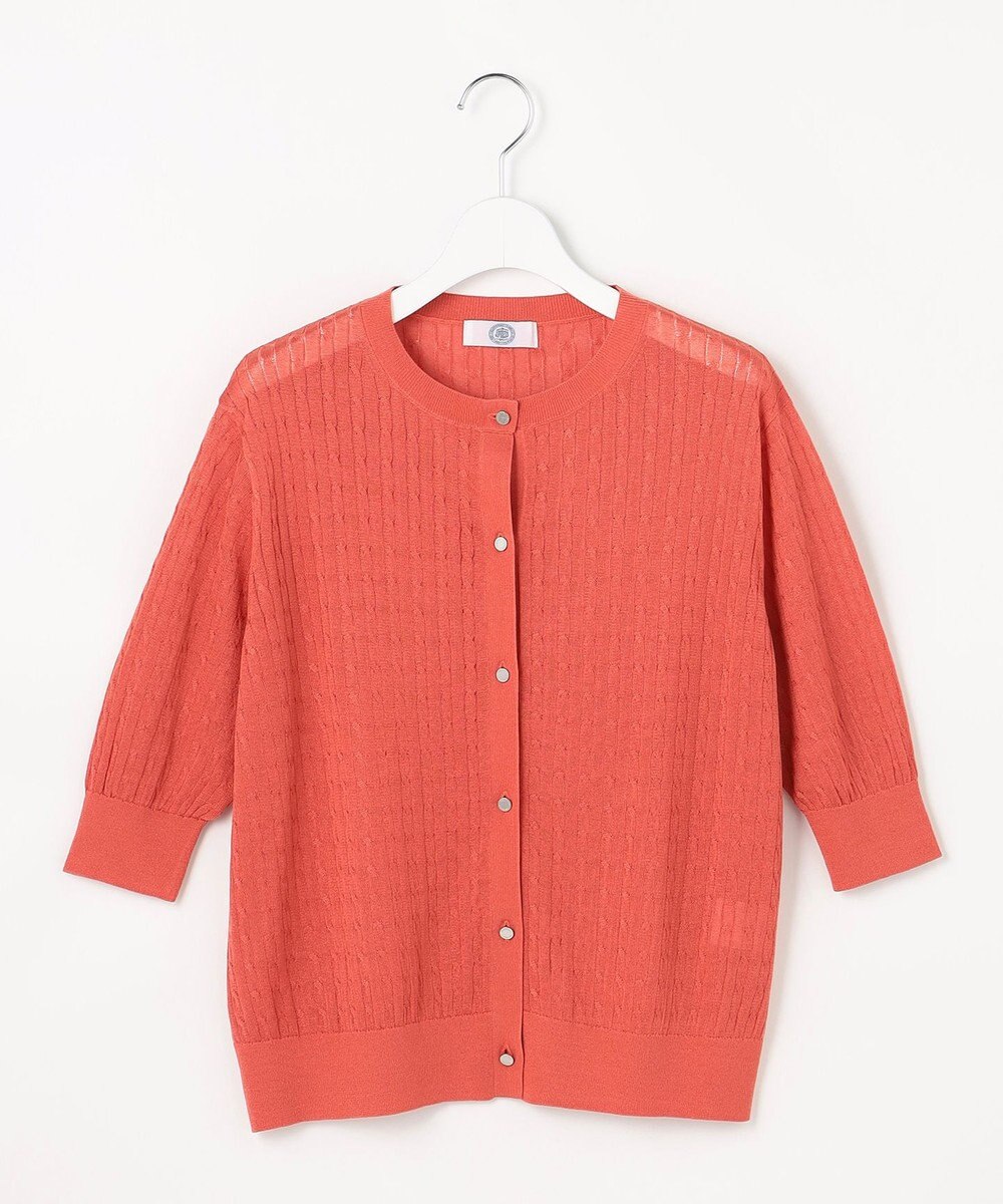 J.PRESS LADIES Vis/Peスパーク クルーネック カーディガン 