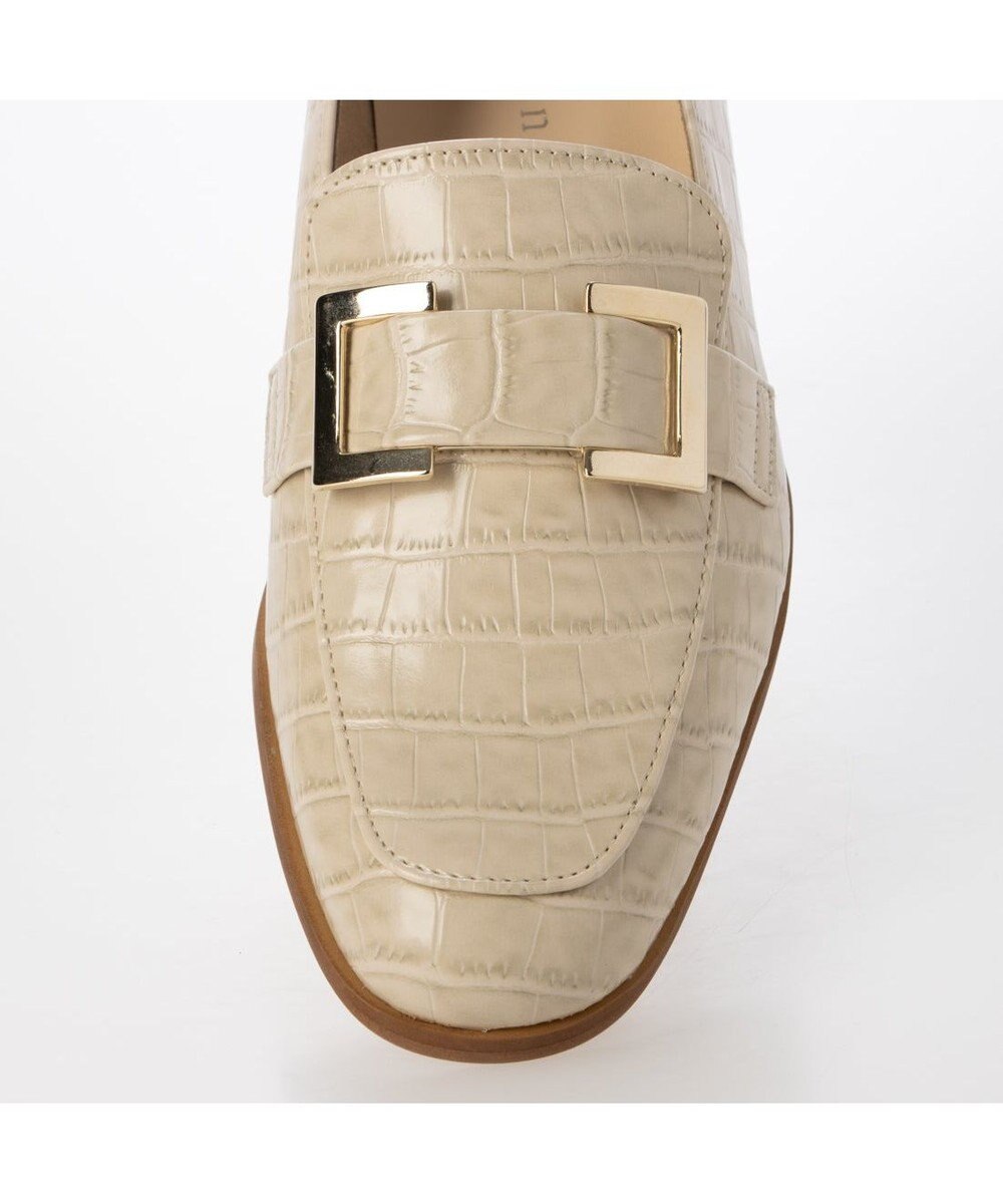 MODE ET JACOMO <carino>【レイン対応】バックルソフトスクエアトゥローファー 