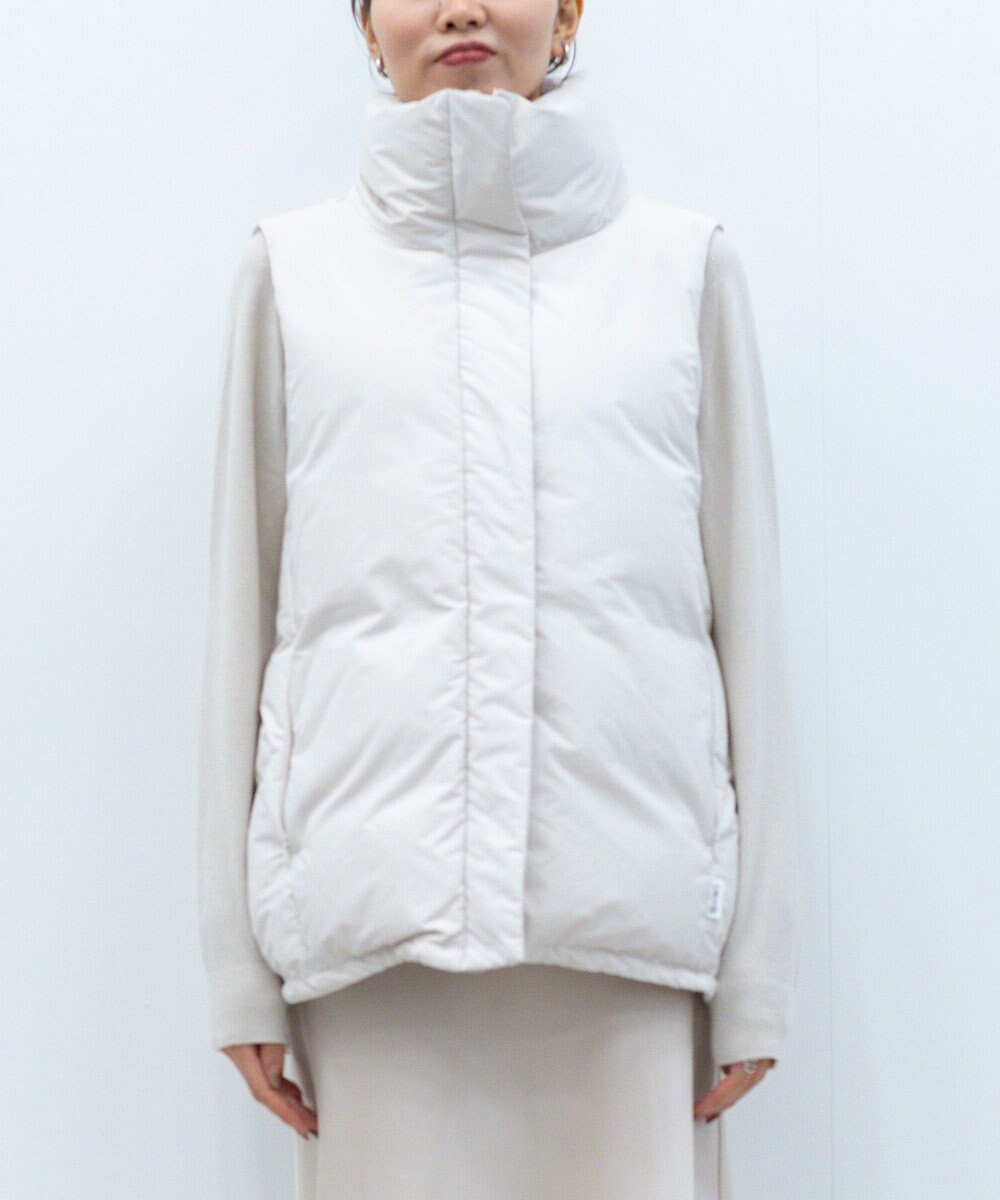 KWD 【日本製/高品質ダウン】STAND COLLAR DOWN VEST ダウンベスト 