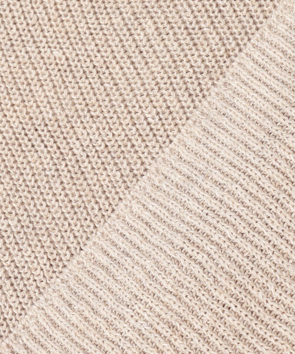 J.PRESS LADIES 【洗える】LINEN COTTON ニット ベスト 