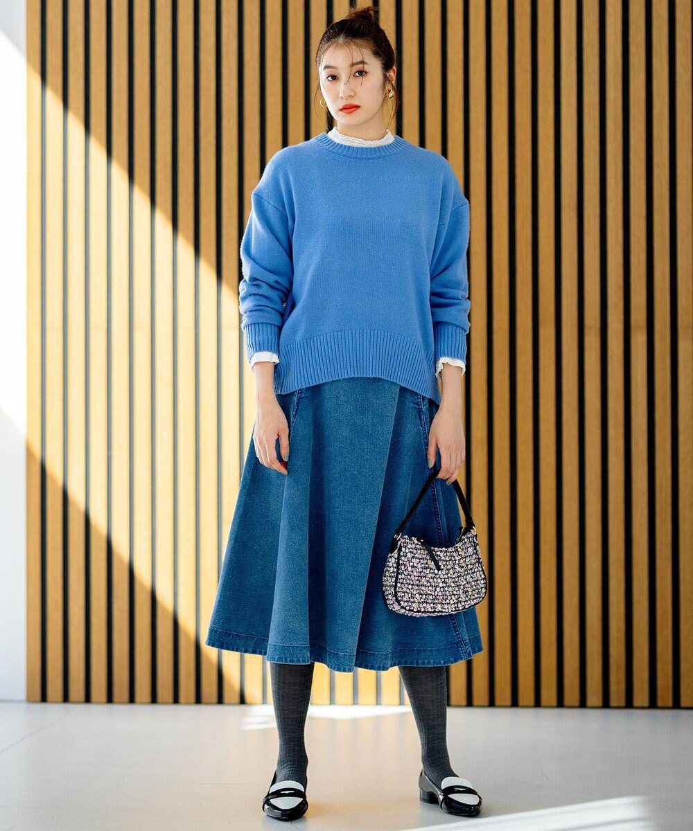 組曲 S カシミヤブレンドバルキープルオーバー ニット 