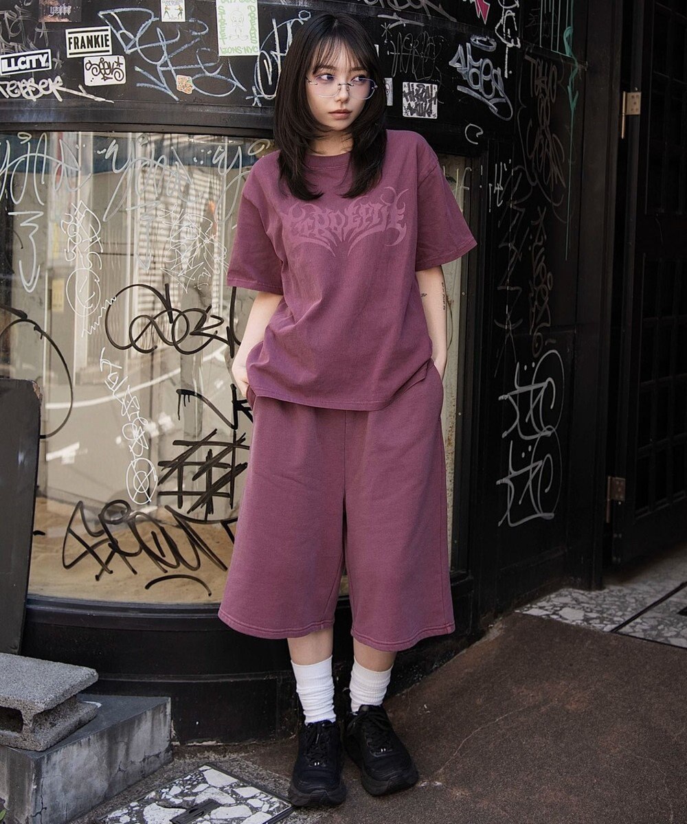 WEGO 【ユニセックス着用ITEM】ピグメントグラフィックT（SS） 
