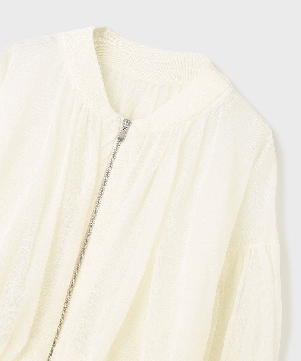 GRACE CONTINENTAL シアーニットバルーンジャケット 