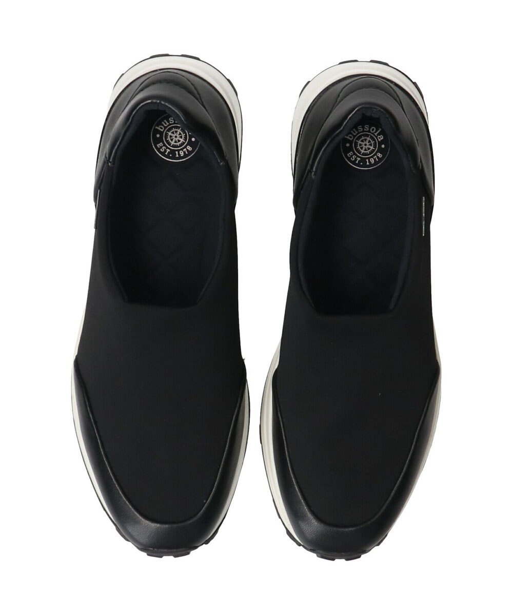 INTER-CHAUSSURES 【BUSSOLA】晴雨兼用ストレッチスリッポンスニーカー 