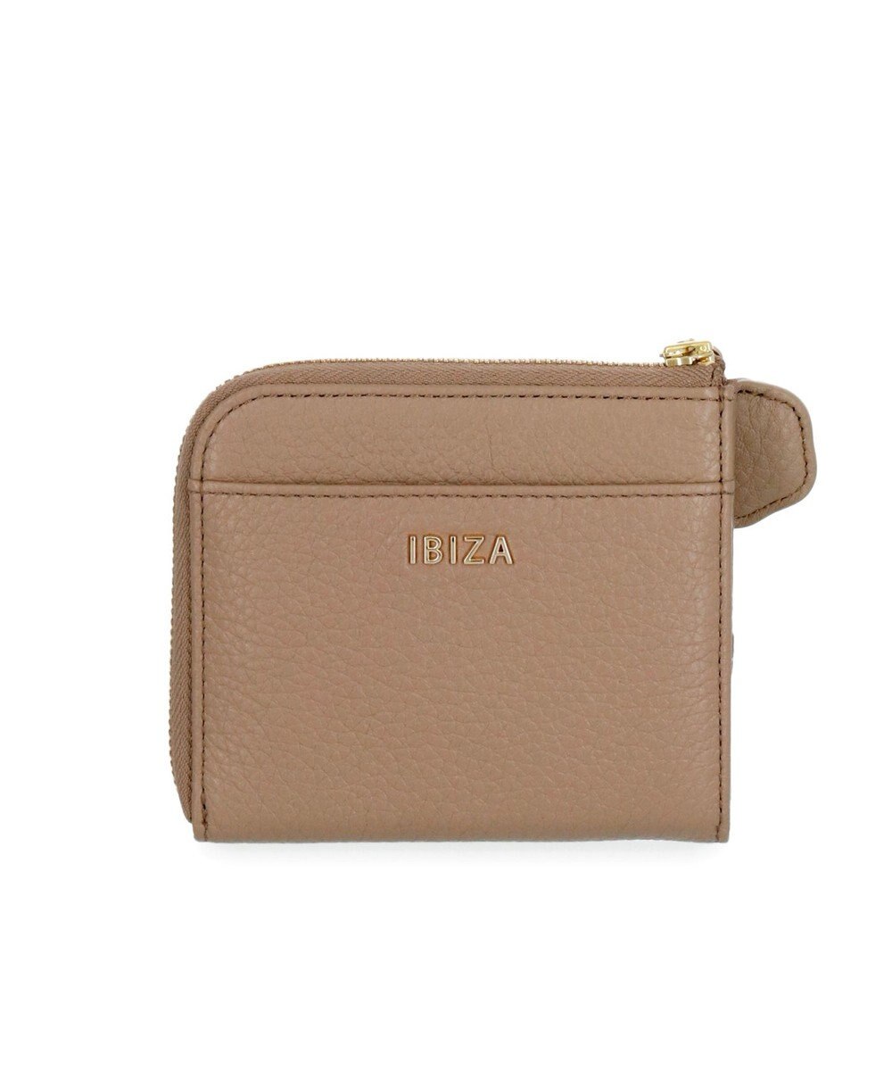 IBIZA アニマーダ　牛革　L字ファスナー財布(ネコ) 