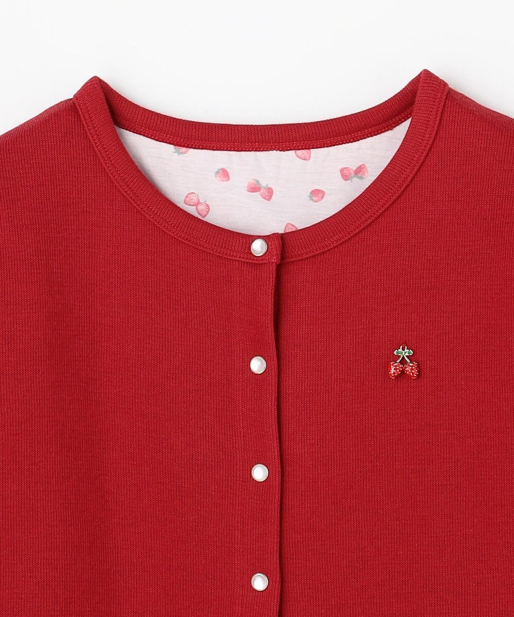 ANY KIDS 【Strawberry Collection】スナップボタン カーディガン 