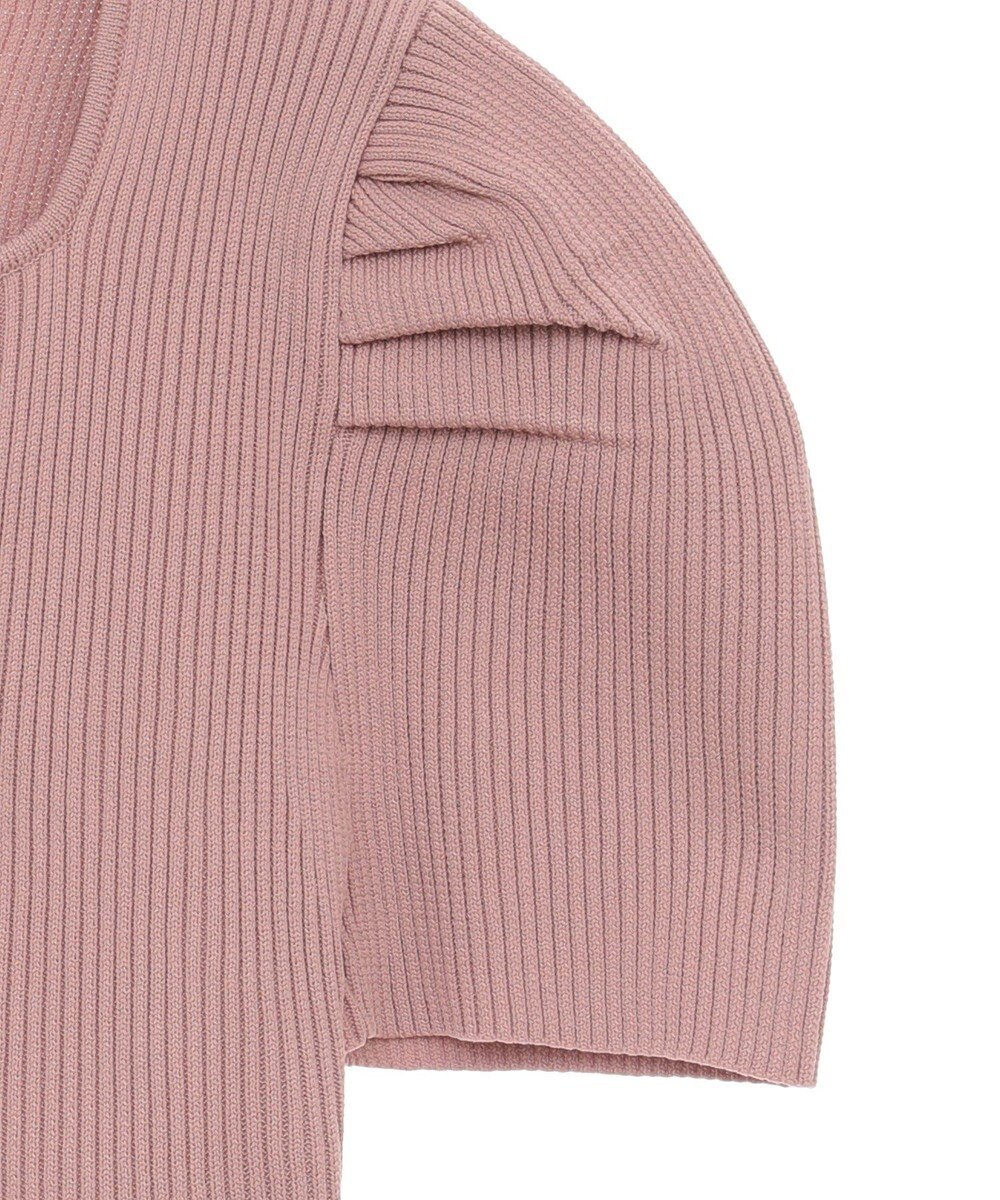 Green Parks ・ｓｗｉｎｇ　ｂｙ　ハートネックペプラムニット 