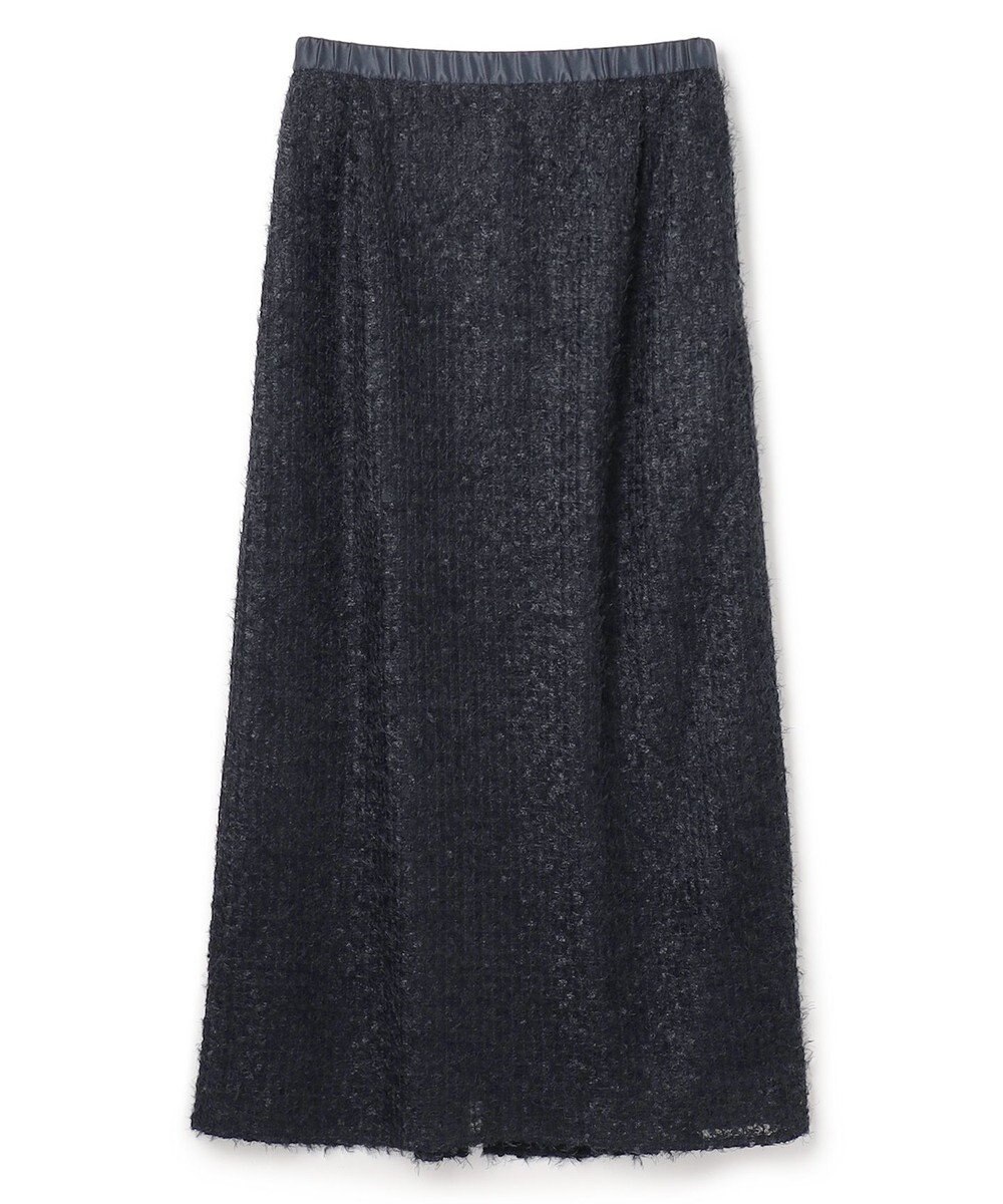 UNFILO L エアリーヤーン Iラインスカート 