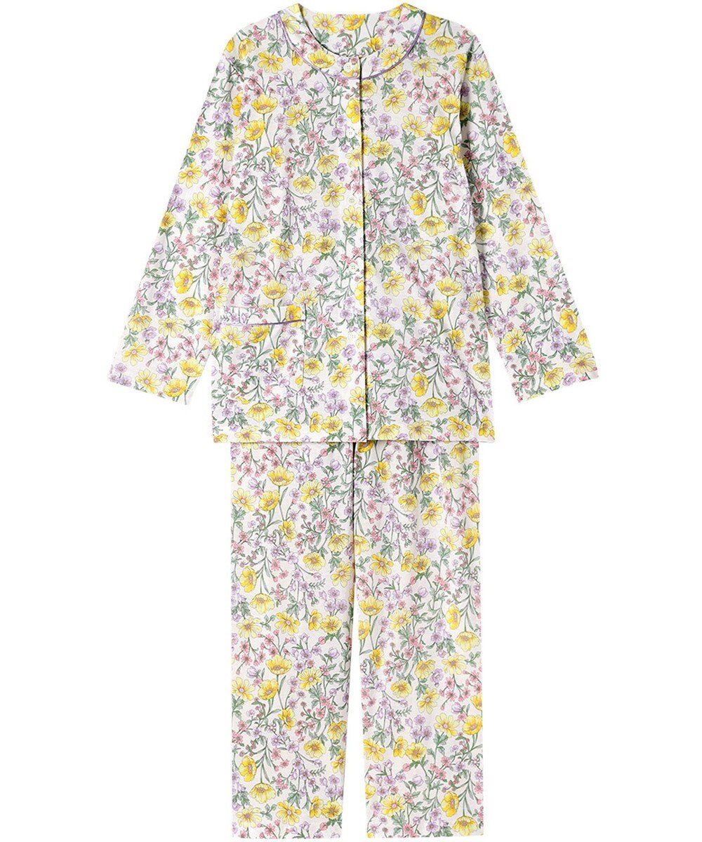 Wing パジャマ 綿100%(本体) 天竺素材 長袖 長ズボン レディース EP8040 ウイング／ワコール 