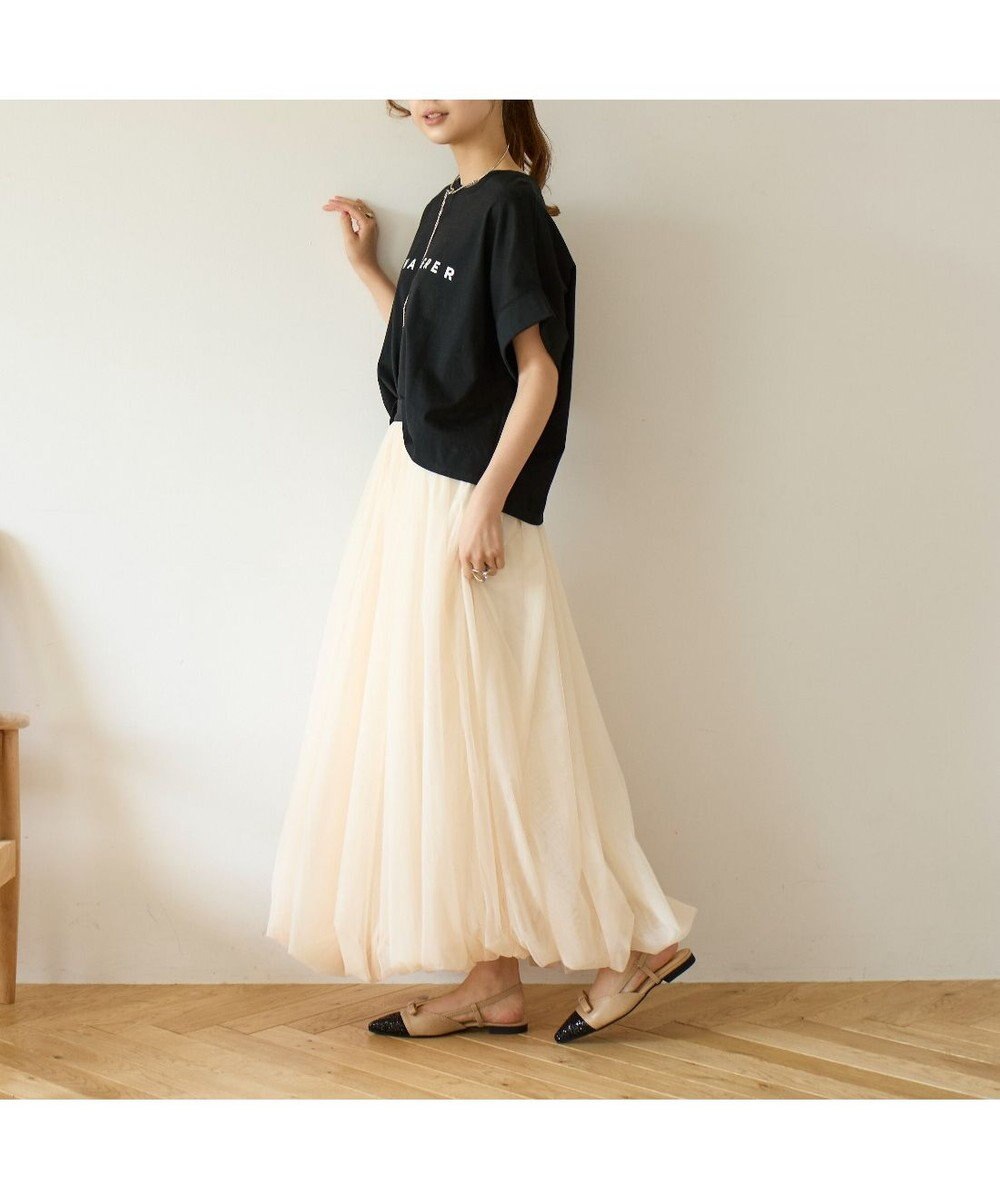 MODE ET JACOMO <carino>グリッターコンビフラットシューズ 