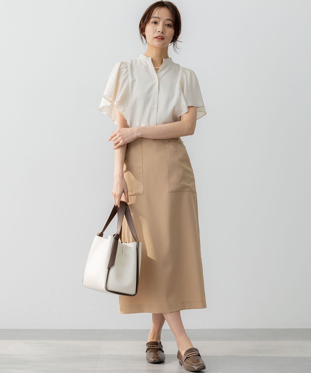 組曲 【WEB限定】オシャクロスタイト スカート 