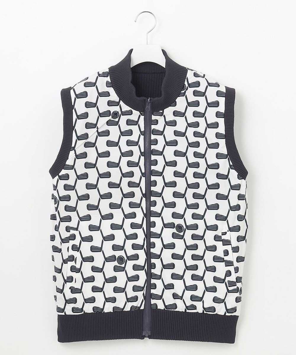 23区GOLF 【MEN】【ウォッシャブル】リバーシブル ニットベスト 