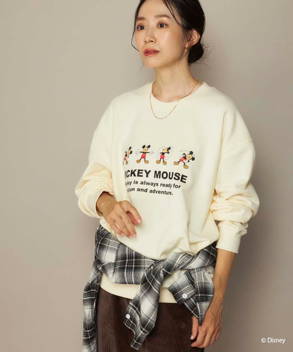 OP／FILA 【ocean pacific】ミッキー/裏毛クルースウェット【Disney/ディズニー】 