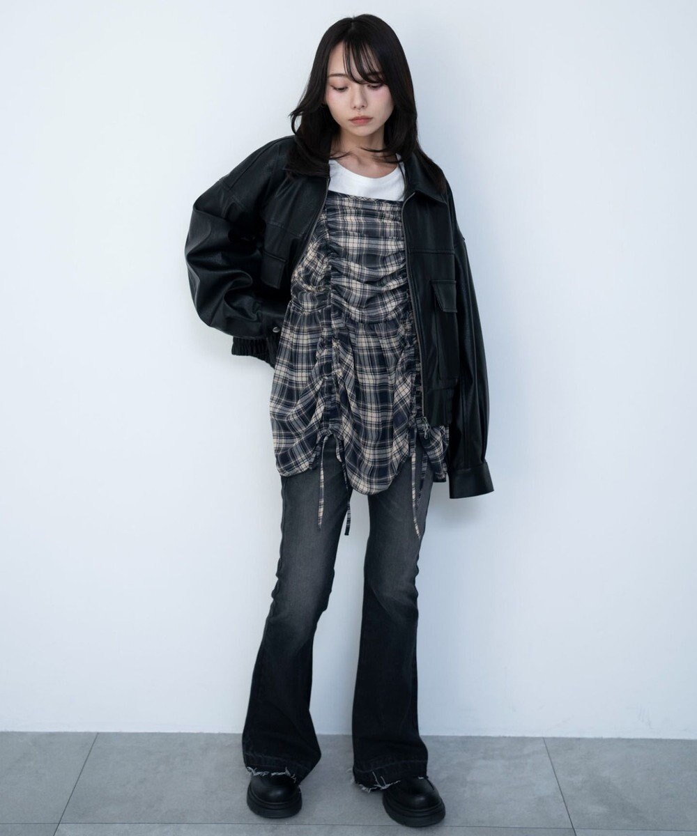 WEGO ドロストデザインキャミワンピース 