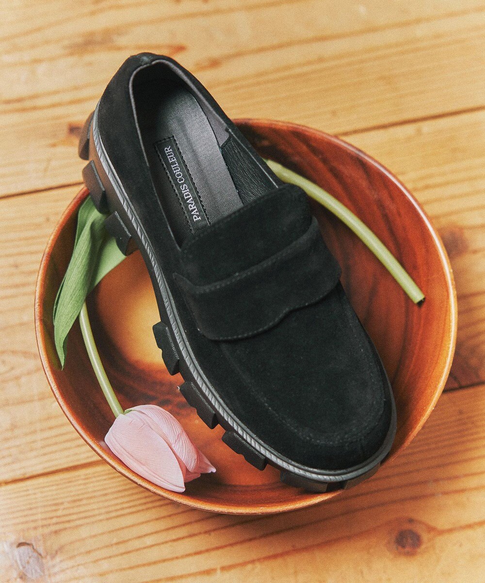 Bridget Birkin 【PARADIS COULEUR】防滑トラックソールローファー 