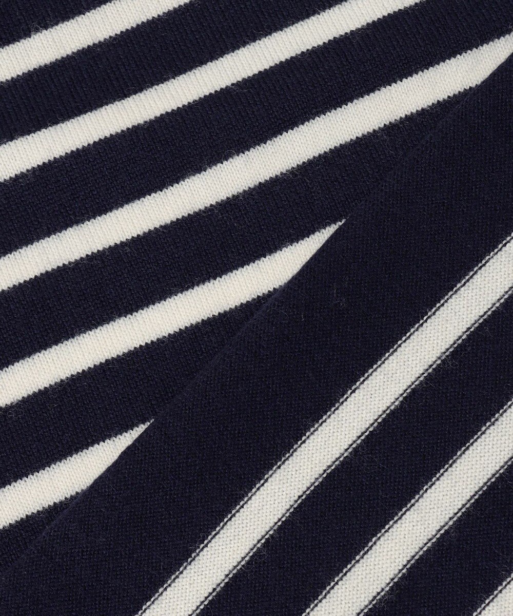 23区 【SACRA】エクストラファインメリノ ボーダーニット 