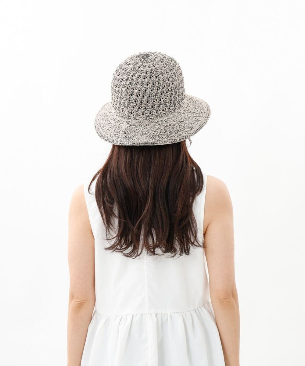 AURORA 【 LANVIN en Bleu （ランバン オン ブルー）】天然風サーモクロッシェハット 