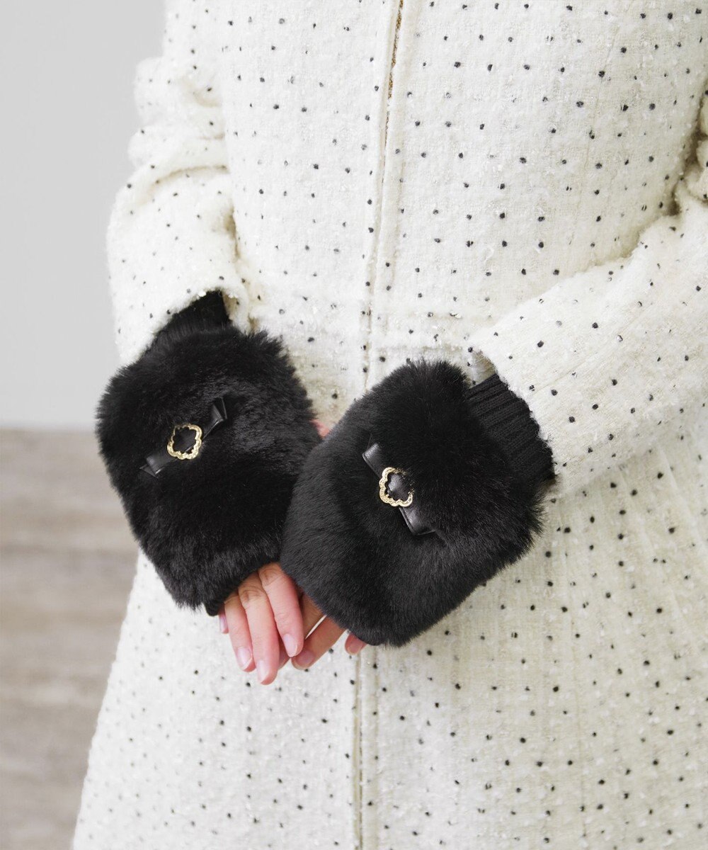 TOCCA KNIT FUR HANDWARMER 手袋 