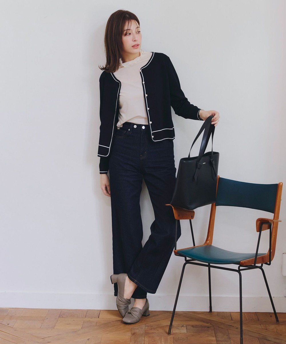 Tiaclasse 【安田美沙子さん着用】リボンローファー 