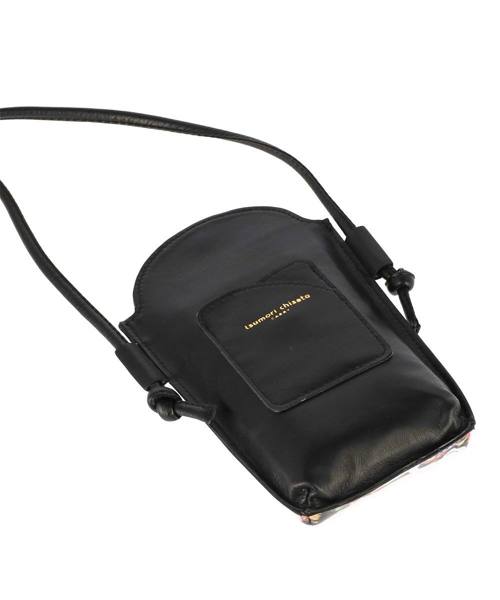 tsumori chisato CARRY 森のどうぶつたち ポーチ スマホポシェット ショルダーケース 