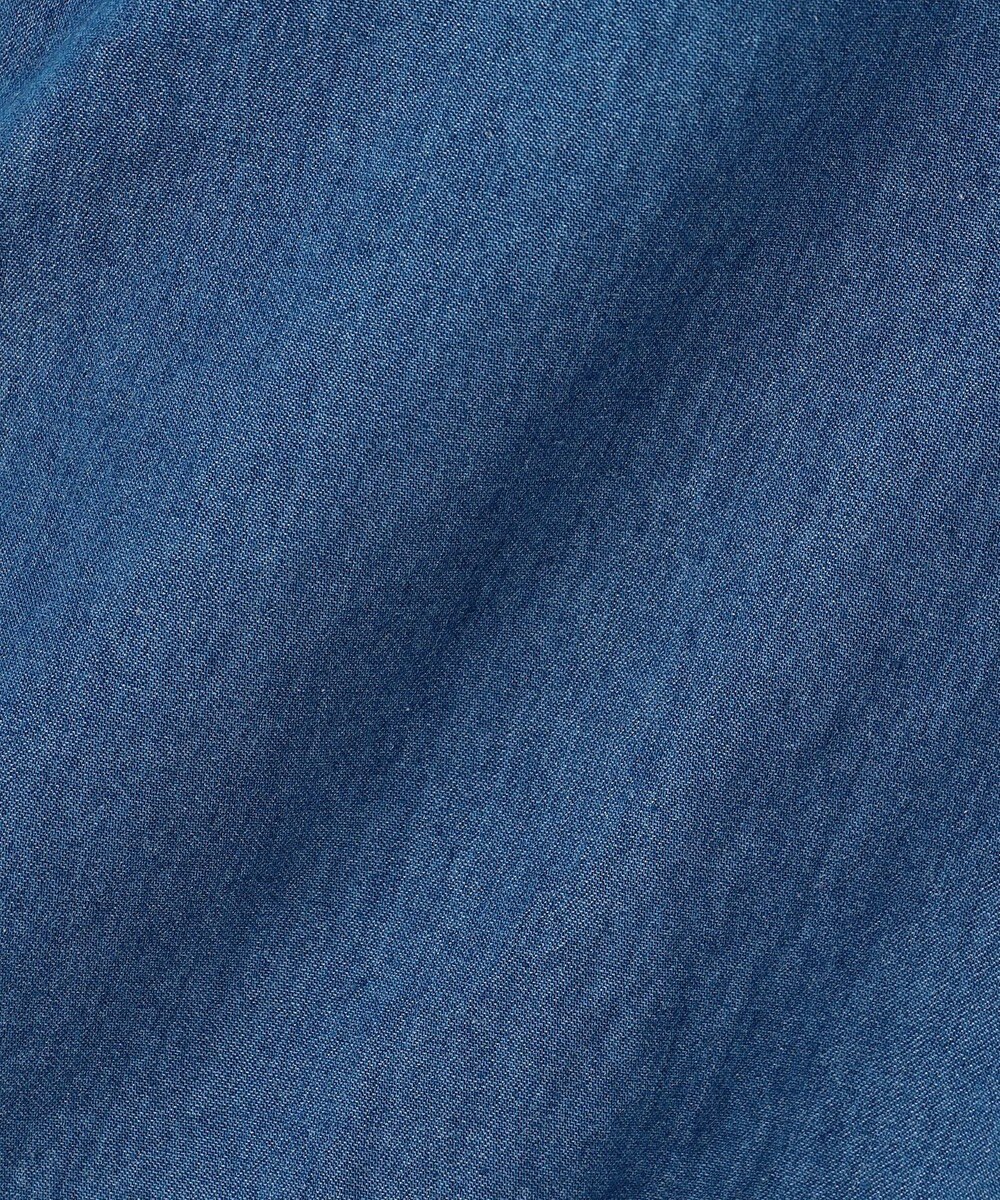 組曲 KIDS 【100㎝】 フラワーボタンデニムワンピース 