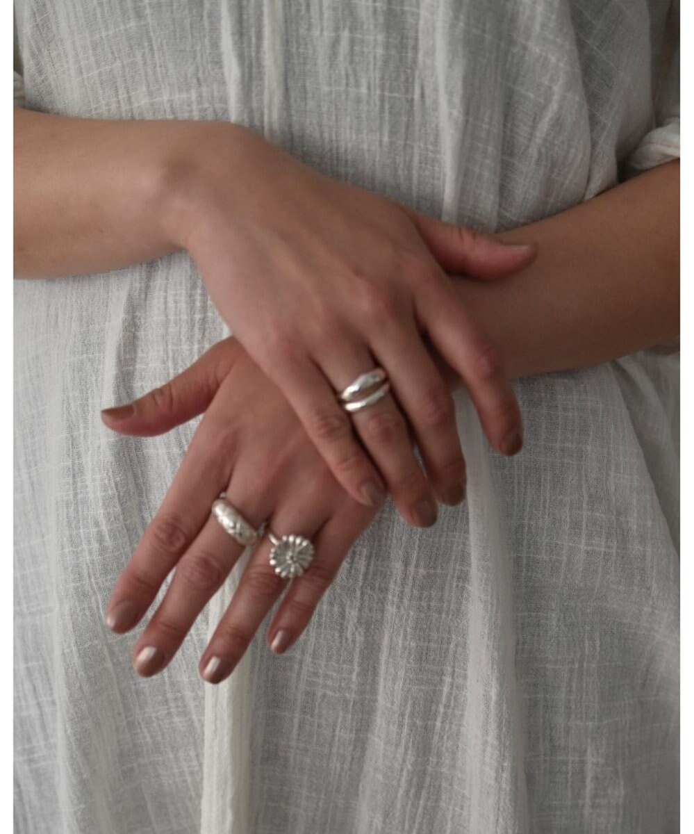 yoaa シルバー925 キクリング 