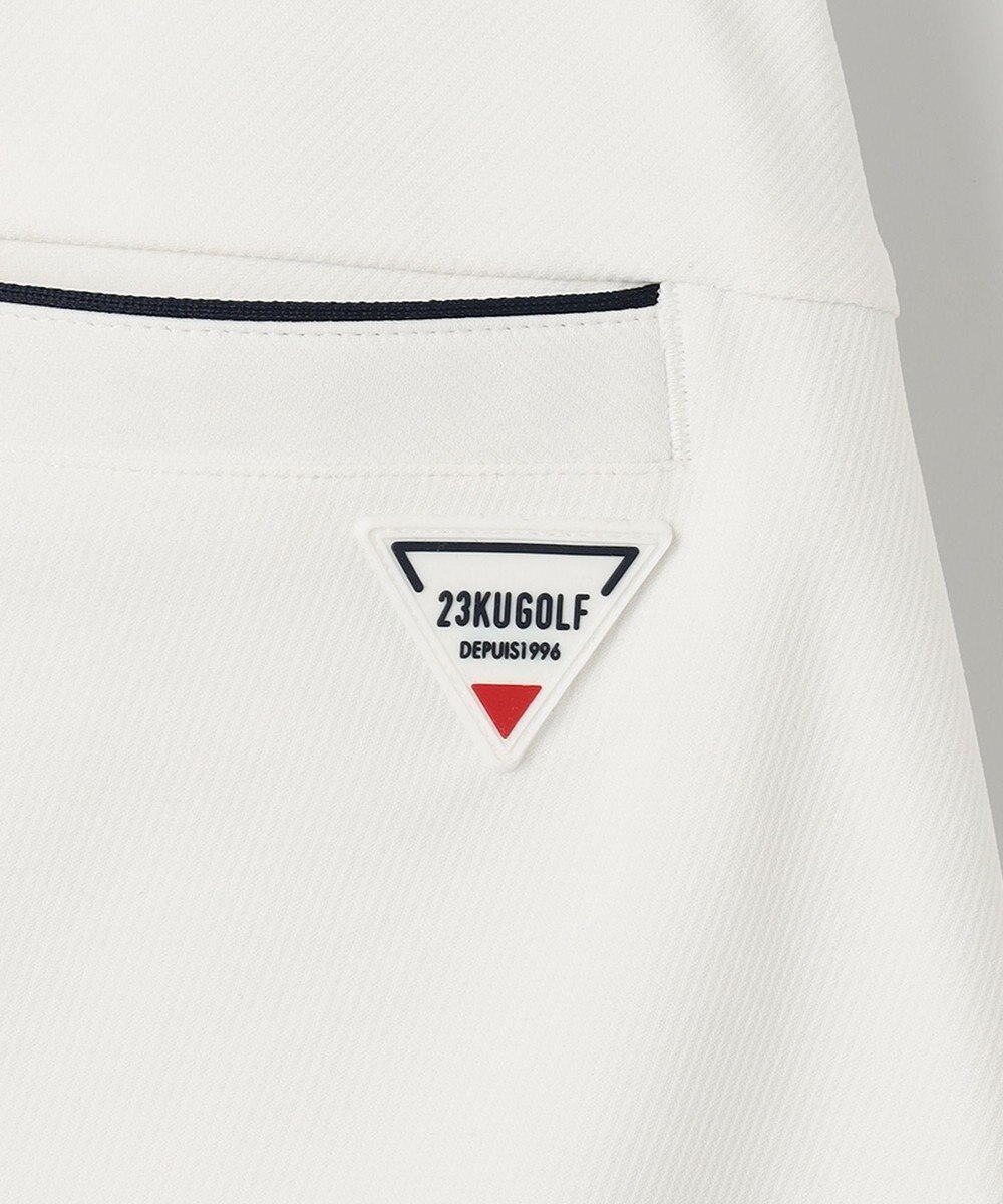 23区GOLF 機能性満載のホワイトパンツ【MEN】【防透・UVケア・撥水】トリコットツイル 