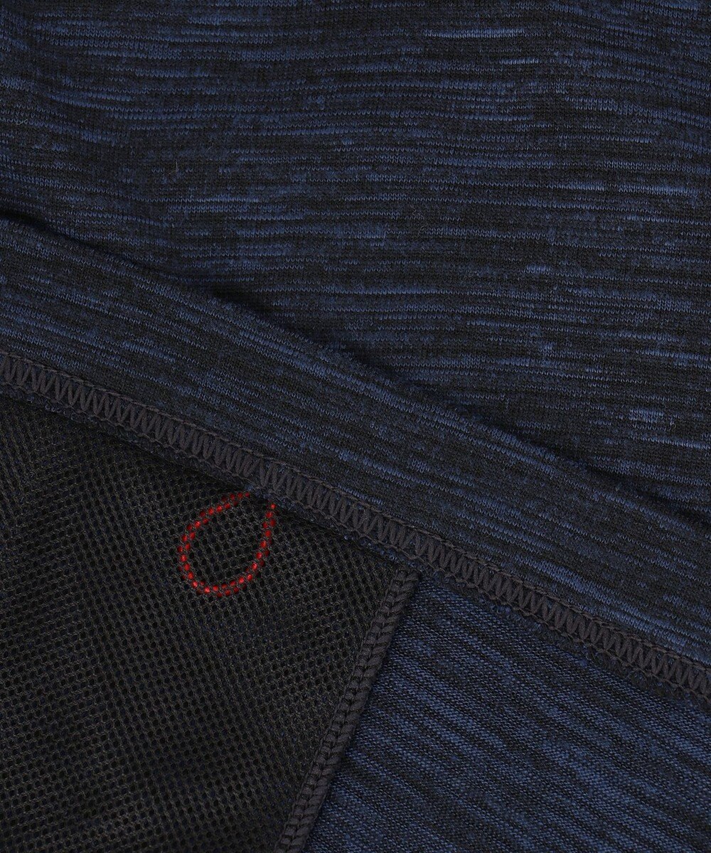 JOSEPH ABBOUD MOUNTAIN ランダムスラブリップル ポロシャツ 