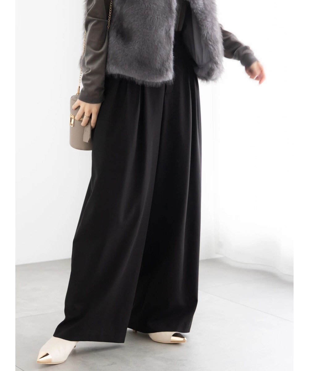 Te chichi タックワイドフルレングスパンツ 