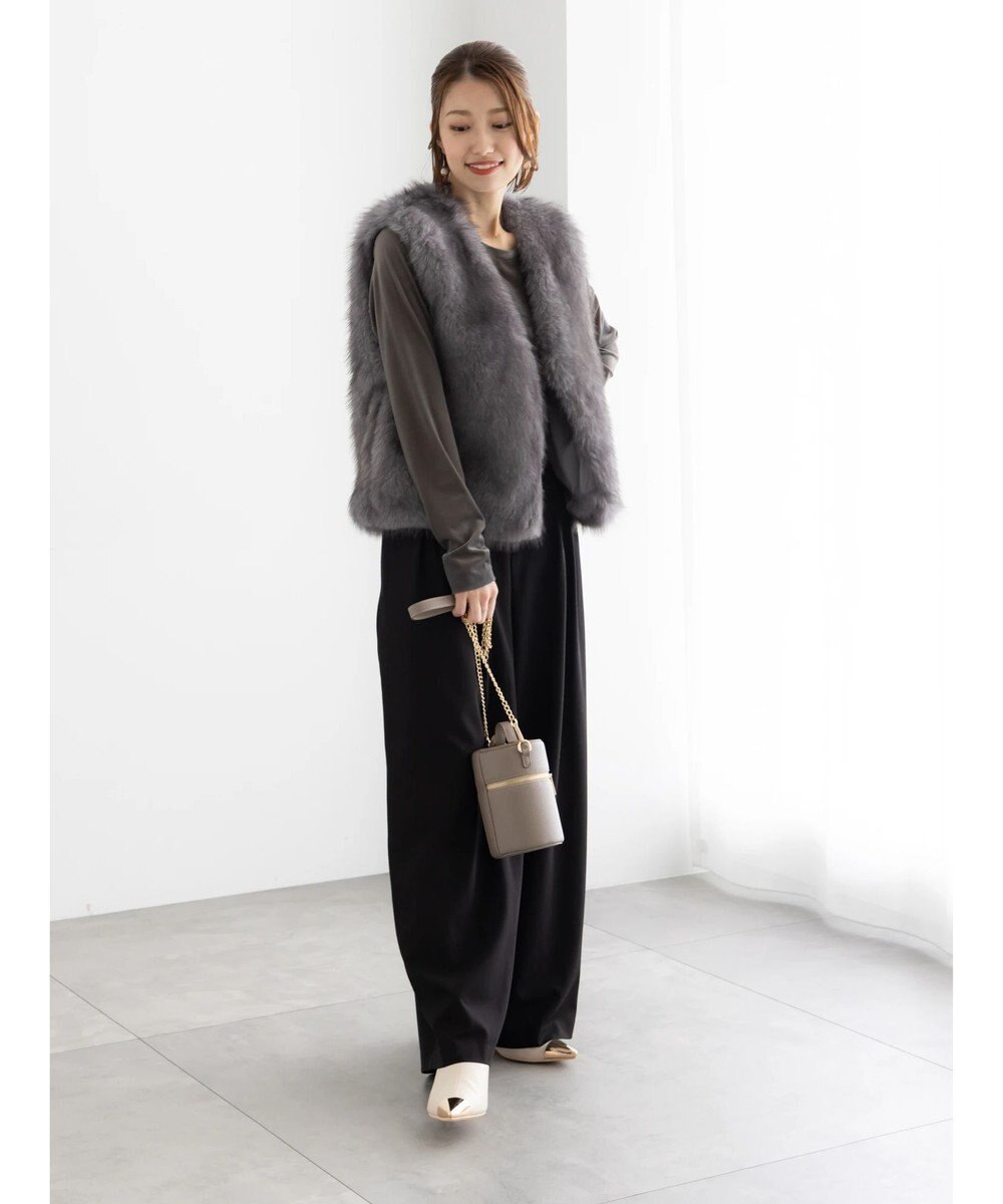 Te chichi タックワイドフルレングスパンツ 