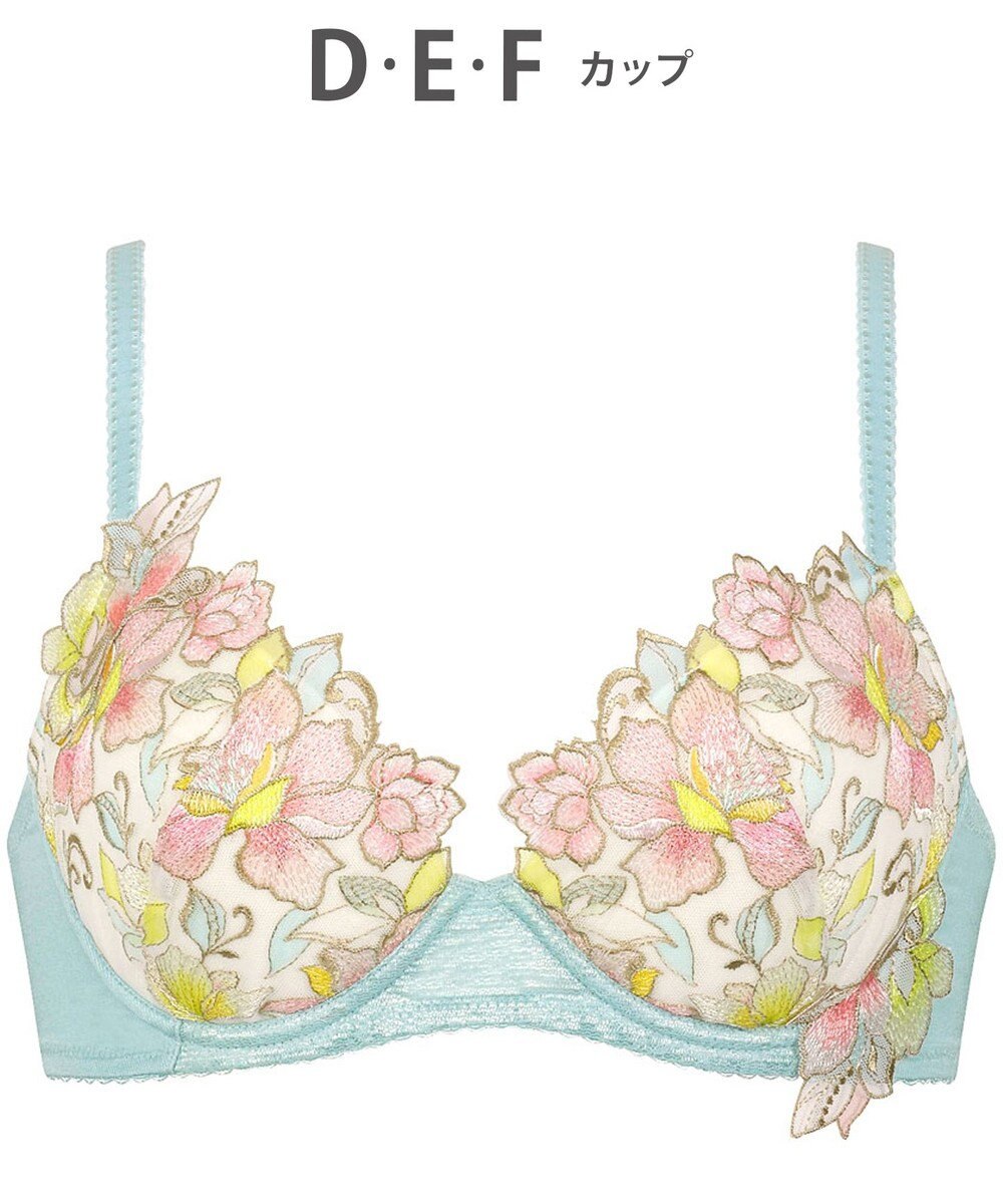 Wing ブラジャー Wing Lesiage ふっくら、まる胸メイク 背中にやさしくフィット 【2860シリーズ】 パッド有 ブラ PB2860 ウイング／ワコール 