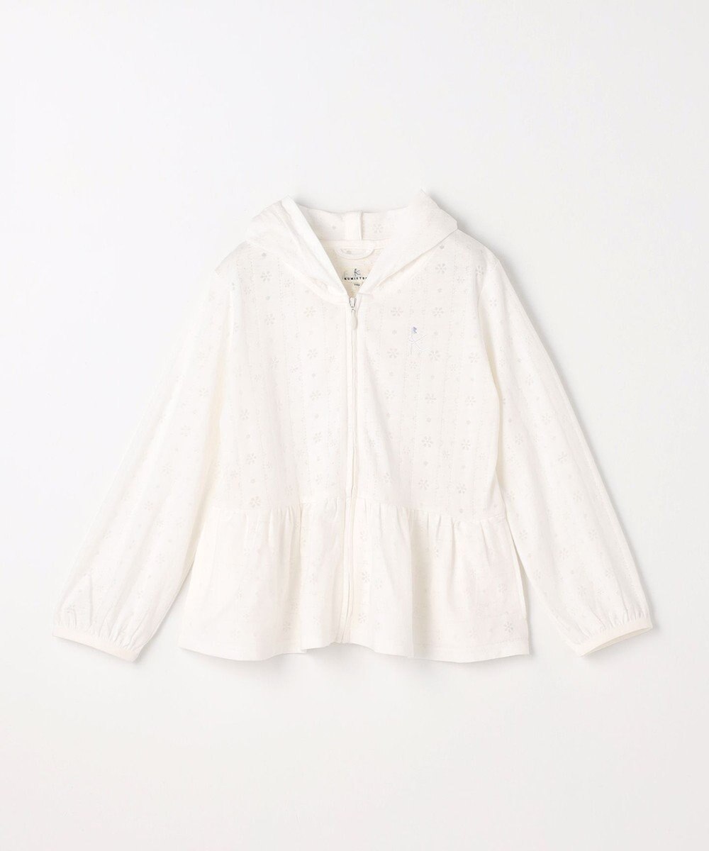 組曲 KIDS 【110-140㎝】 オパールレーシーパーカー 