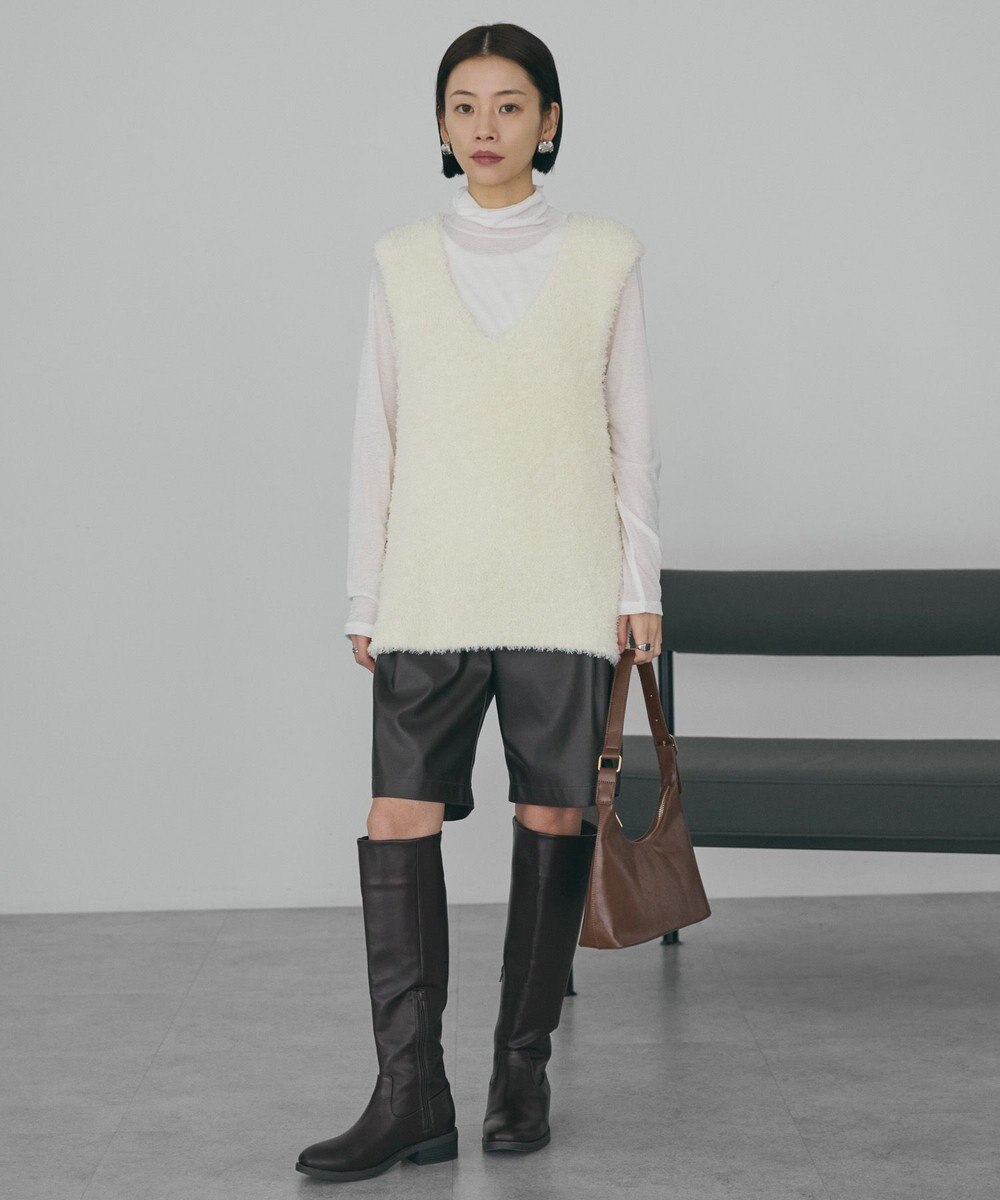 AMERICAN HOLIC シアーテレコタートルネックプルオーバー 