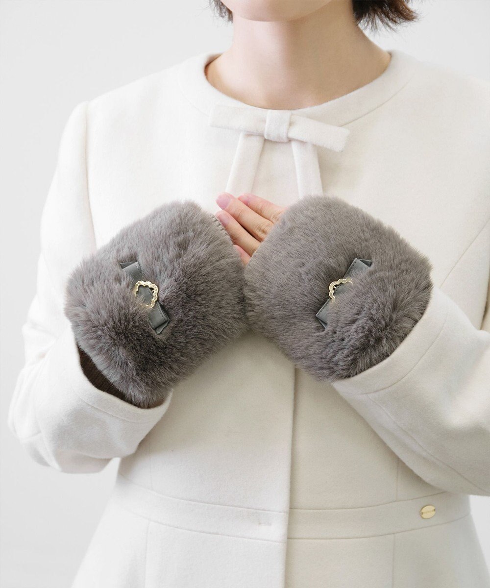 TOCCA KNIT FUR HANDWARMER 手袋 