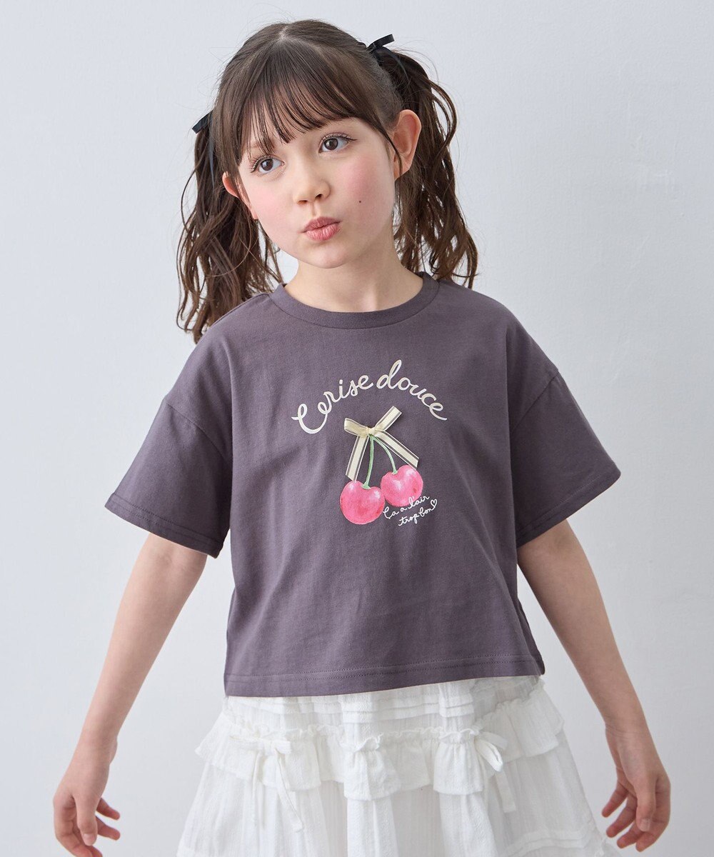 ANY KIDS 【綿100%】オーバーサイズ 半袖Tシャツ 