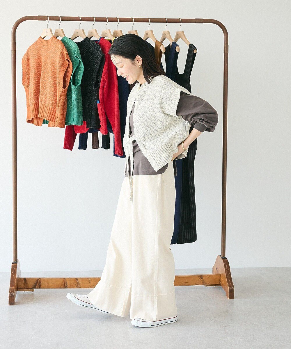CRAFT STANDARD BOUTIQUE キナリノコラボ/洗える2wayモールニットベスト/24AW 
