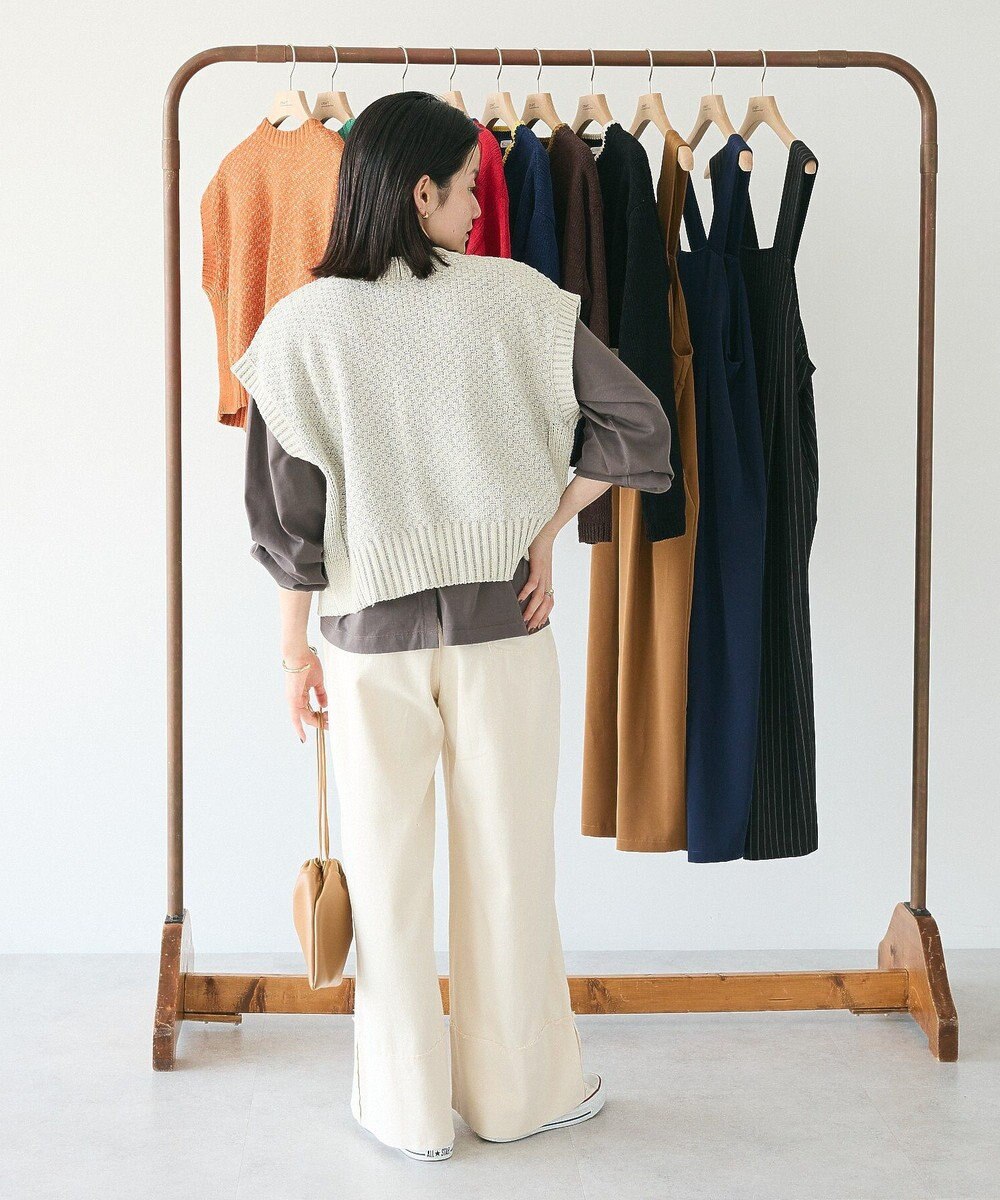 CRAFT STANDARD BOUTIQUE キナリノコラボ/洗える2wayモールニットベスト/24AW 