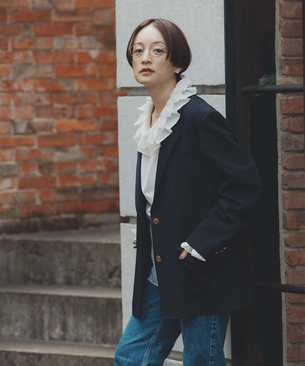 #Newans 【高山都さんコラボ】オーバーサイズテーラードジャケット 