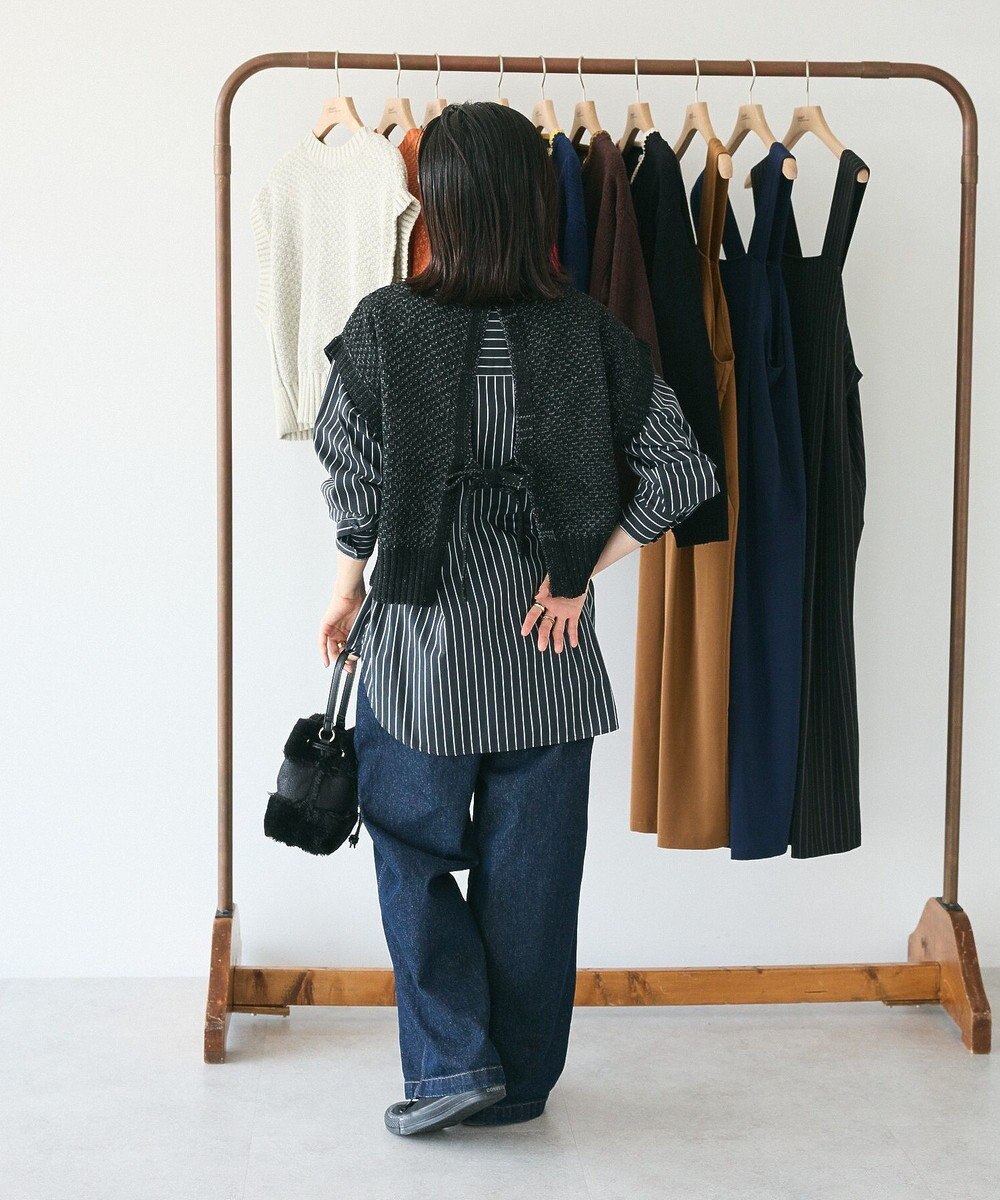 CRAFT STANDARD BOUTIQUE キナリノコラボ/洗える2wayモールニットベスト/24AW 