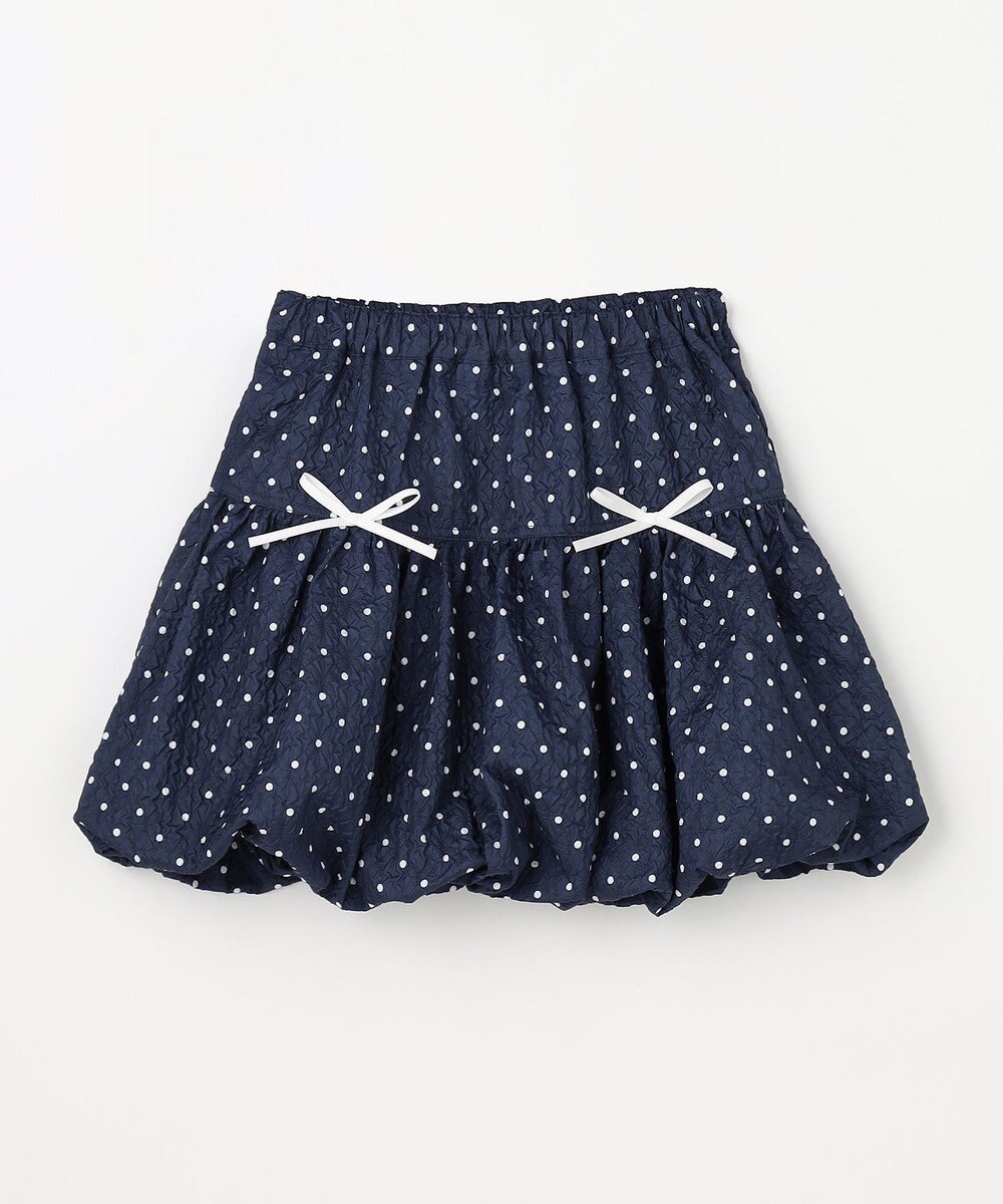 ANY KIDS 【洗濯機可能】バルーン ドットスカート 