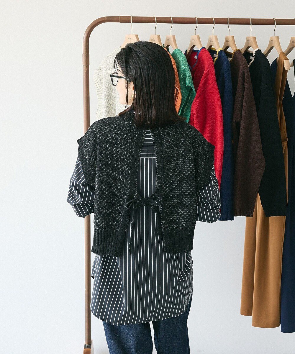 CRAFT STANDARD BOUTIQUE キナリノコラボ/洗える2wayモールニットベスト/24AW 