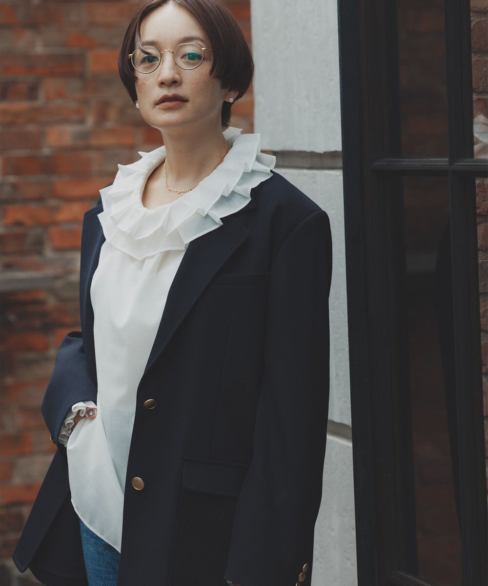 #Newans 【高山都さんコラボ】オーバーサイズテーラードジャケット 