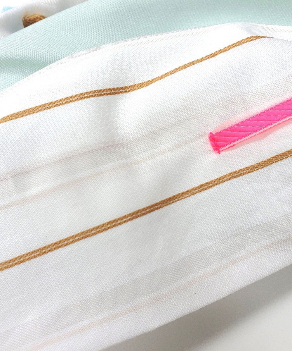 POLS ジャガード織 FRAME ヘアバンド 