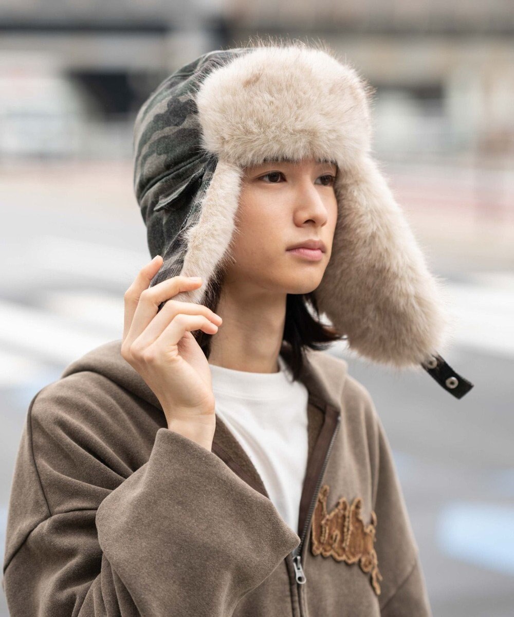 WEGO 【ユニセックス着用ITEM/暖かい】フライトキャップ 