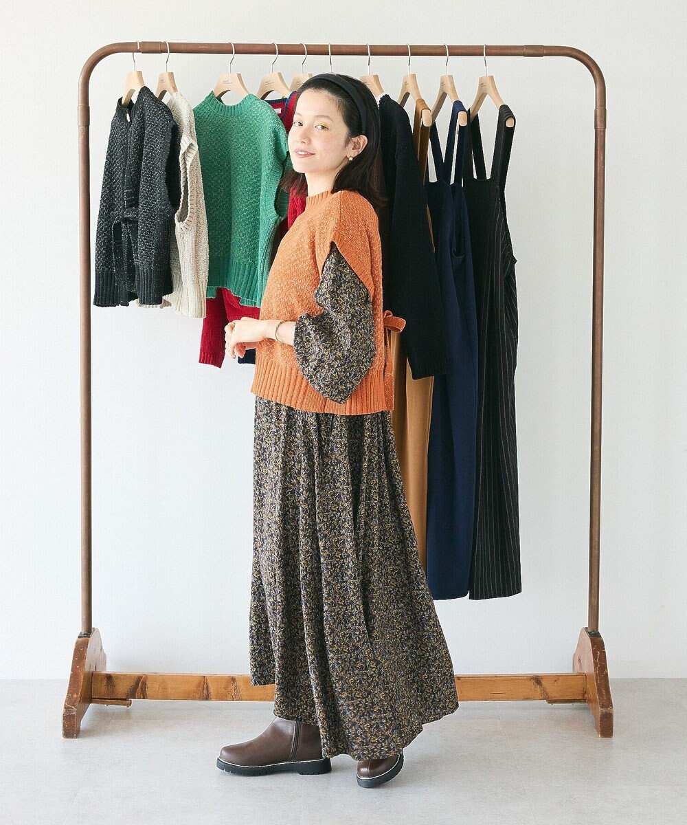 CRAFT STANDARD BOUTIQUE キナリノコラボ/洗える2wayモールニットベスト/24AW 