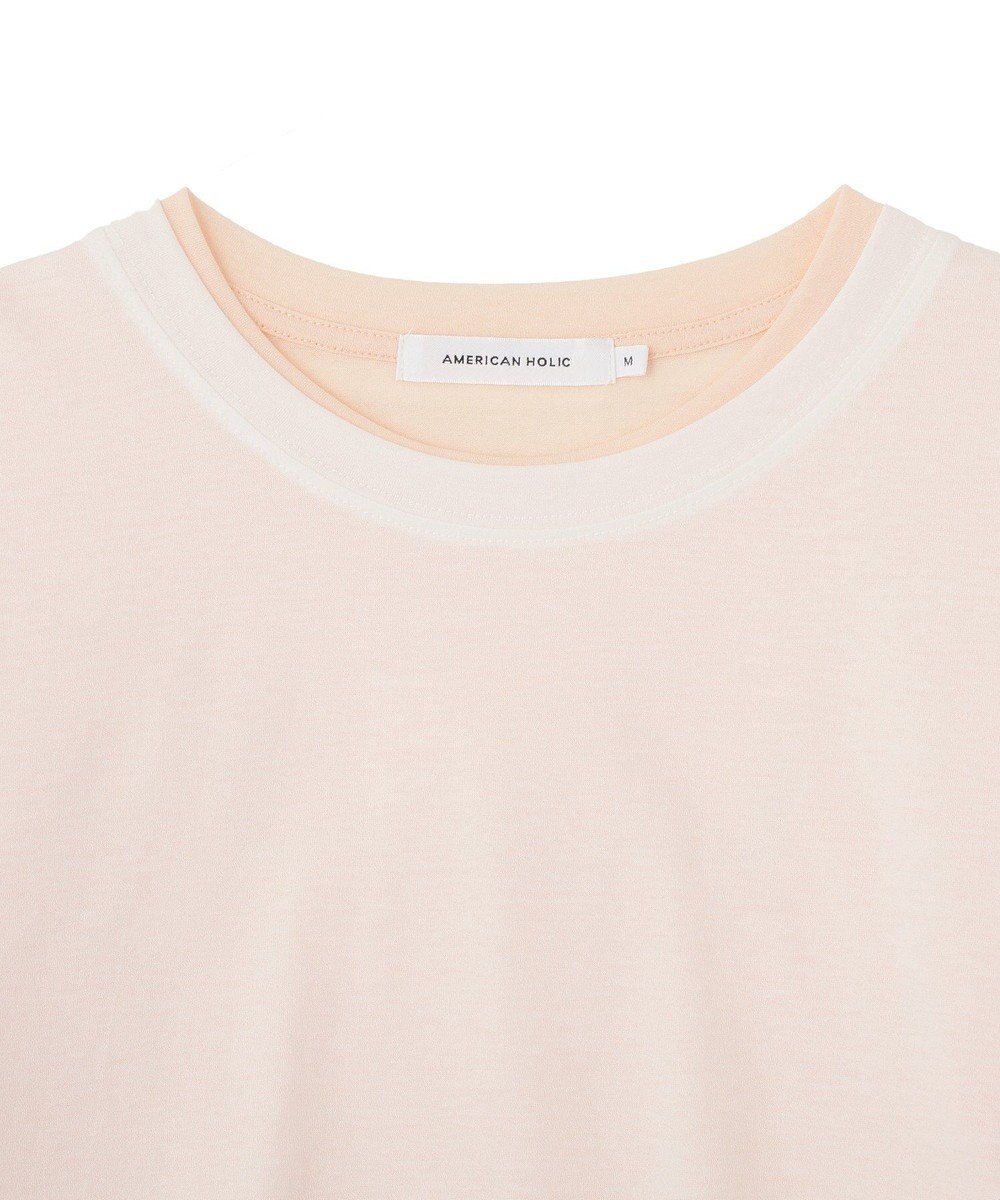 AMERICAN HOLIC 【2点セット】レイヤードシアーTシャツ 