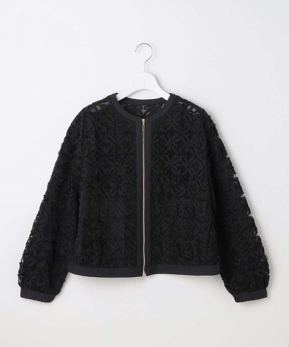 自由区 S 【SHIHOさん着用・展示会人気No.1・こだわり素材】テープエンブロイダリー ブルゾン 